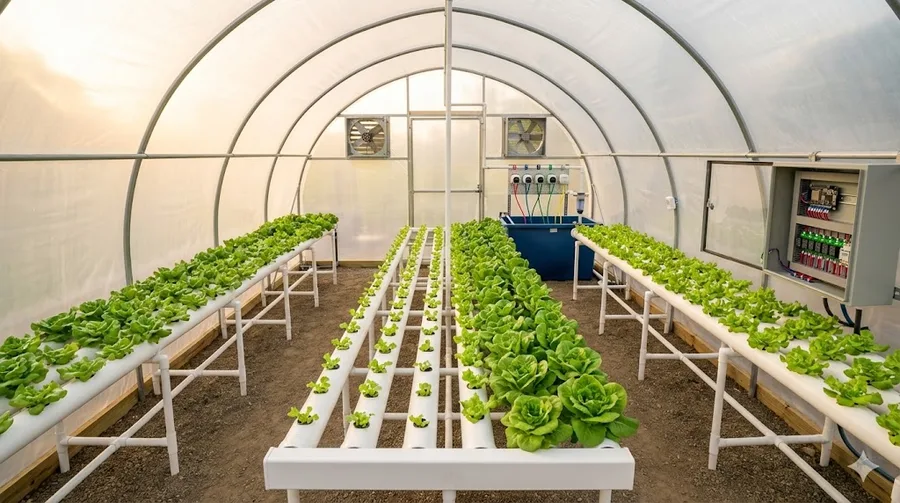 Invernadero hidroponico en Hatillo, Puerto Rico